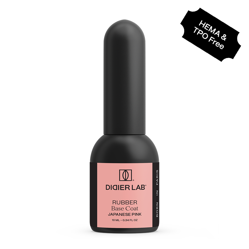 Rubber Base gél lakk alap valódi gumival, Japanese Pink, 10ml