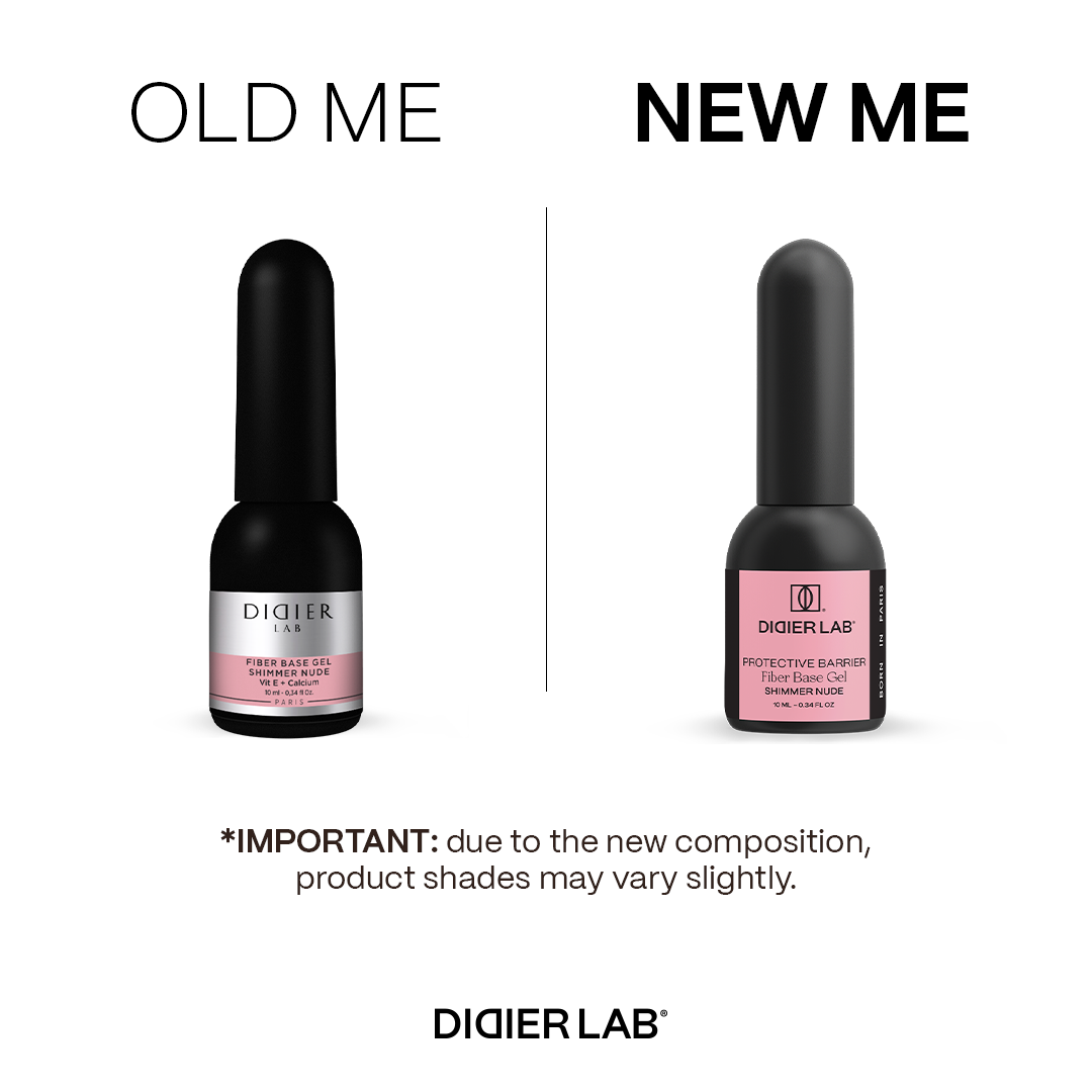 Didier Lab "Smart Fiber Base" üvegszálas alapozó zselé, Shimmer Nude, 10ml