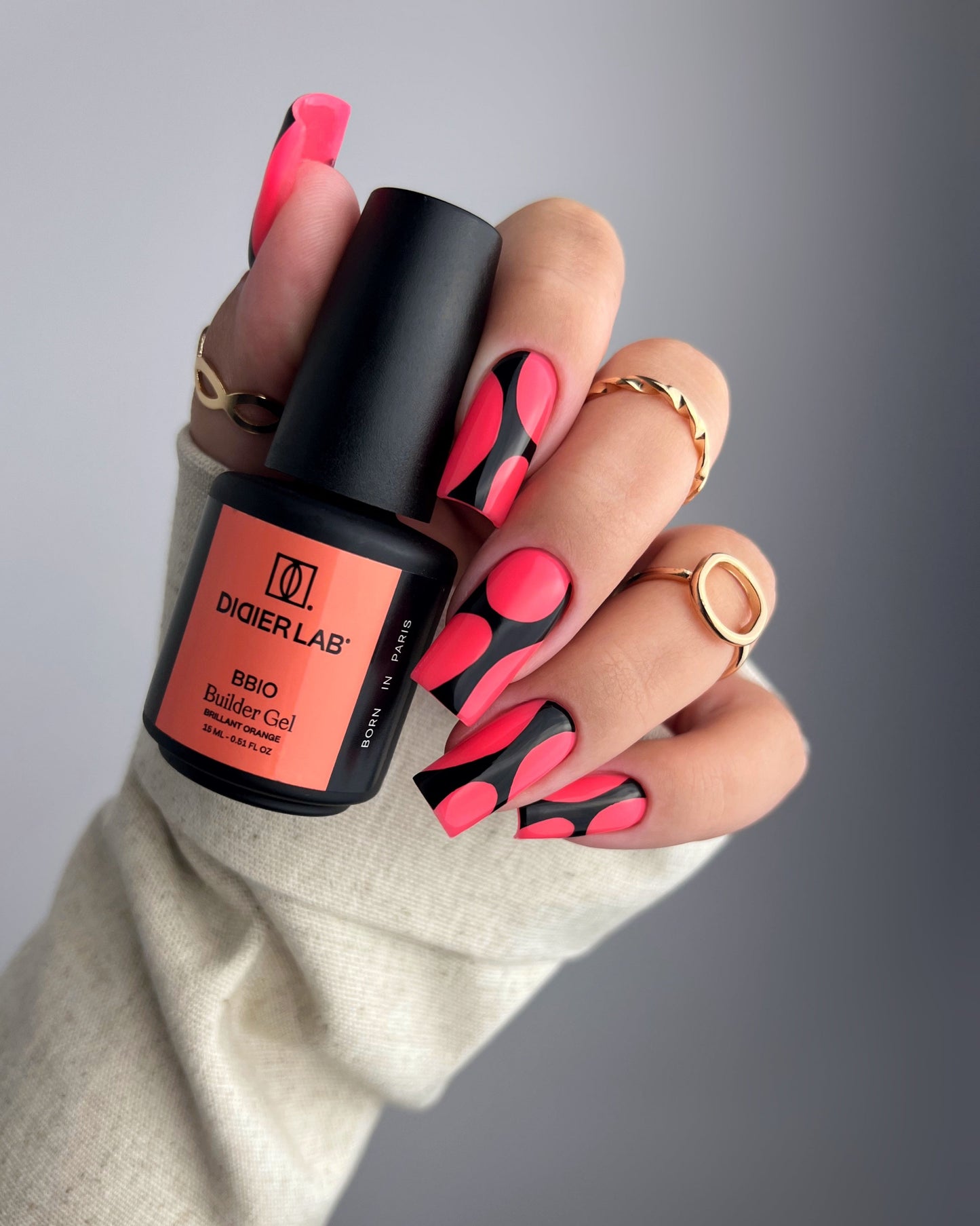 BBIO folyékony építőzselé, Brillant Orange, 15ml