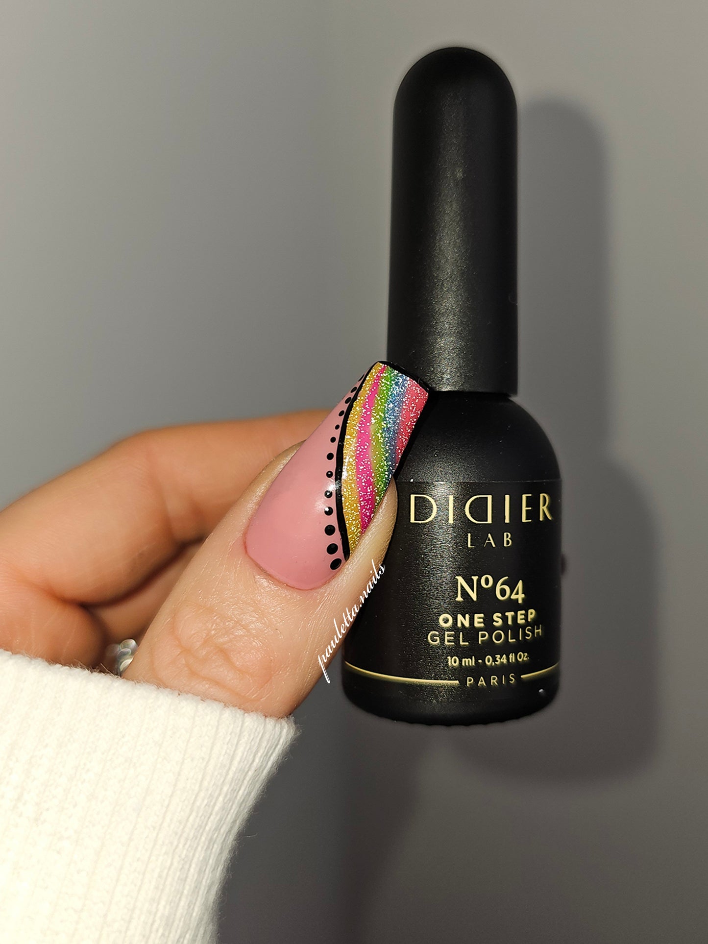 Didier Lab "Brillant NEON" gél lakk, No.3, 8ml