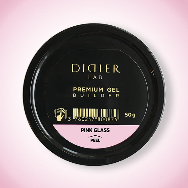 Didier Lab Prémium Építő Zselé, Pink Glass, 50g