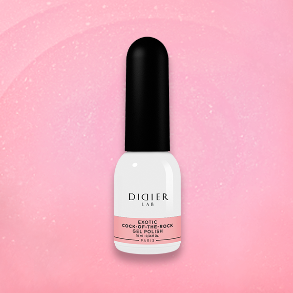 Didier Lab "Exotic" gél lakk Cock-Of-The-Rock, HEMA mentes, 10ml