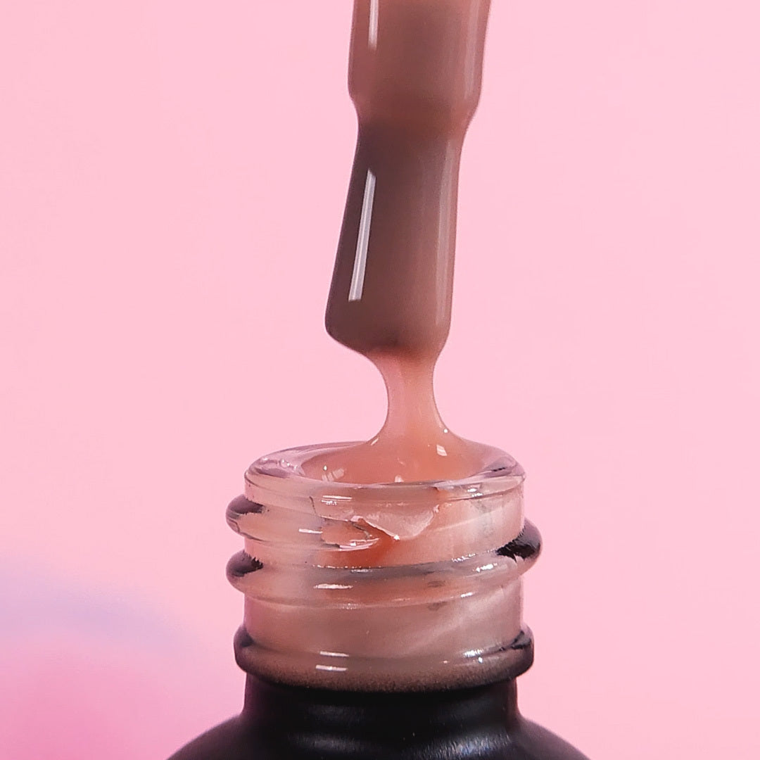 Rubber Base gél lakk alap valódi gumival, Japanese Nude, 10ml