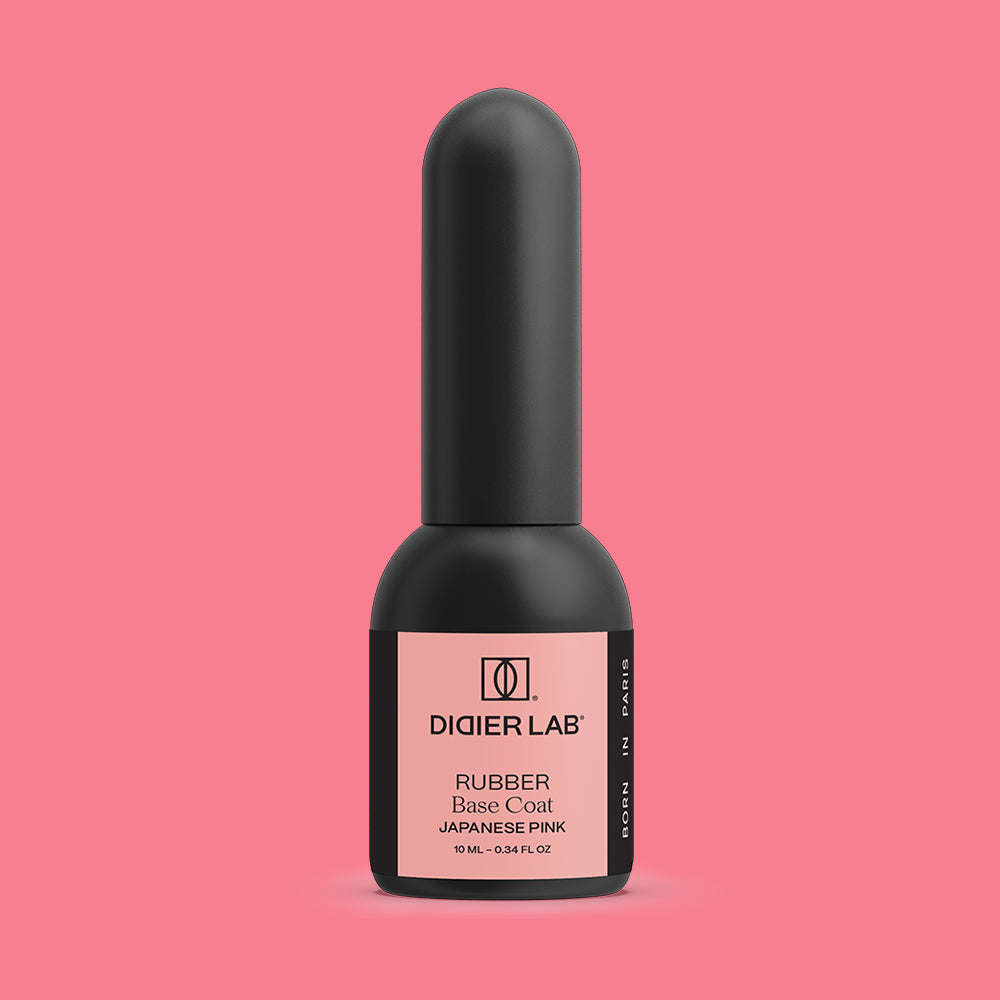 Rubber Base gél lakk alap valódi gumival, Japanese Pink, 10ml
