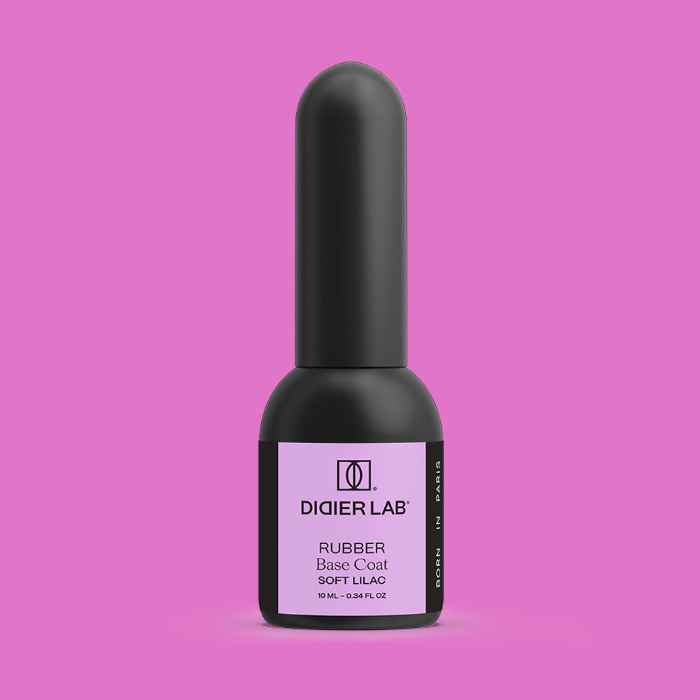 Rubber Base gél lakk alap valódi gumival, Soft Lilac, 10ml
