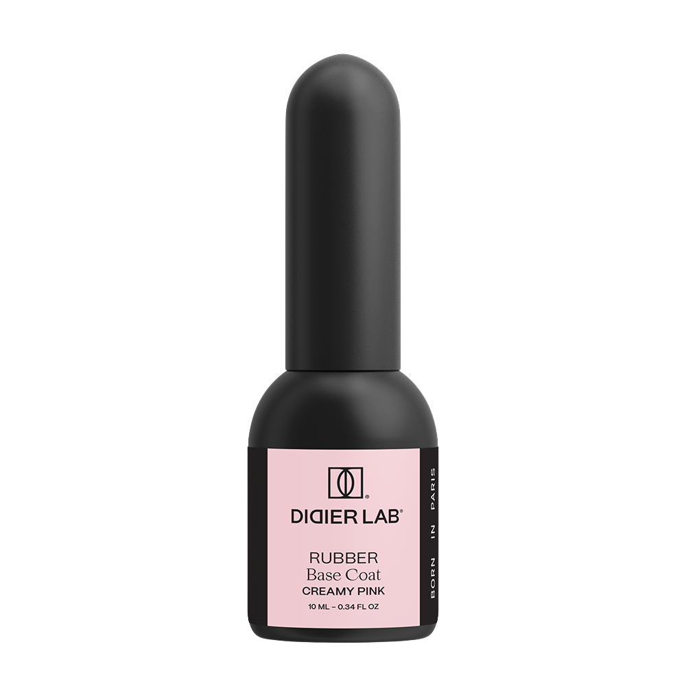 "Rubber Base" alapozó lakk valódi gumival, creamy pink, 10ml