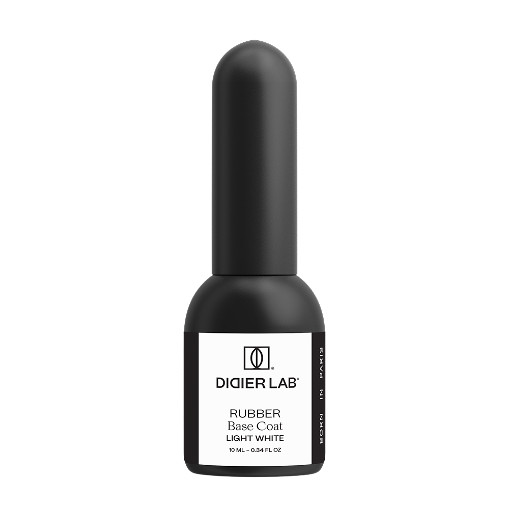 "Rubber Base" alapozó lakk valódi gumival, light white, 10ml