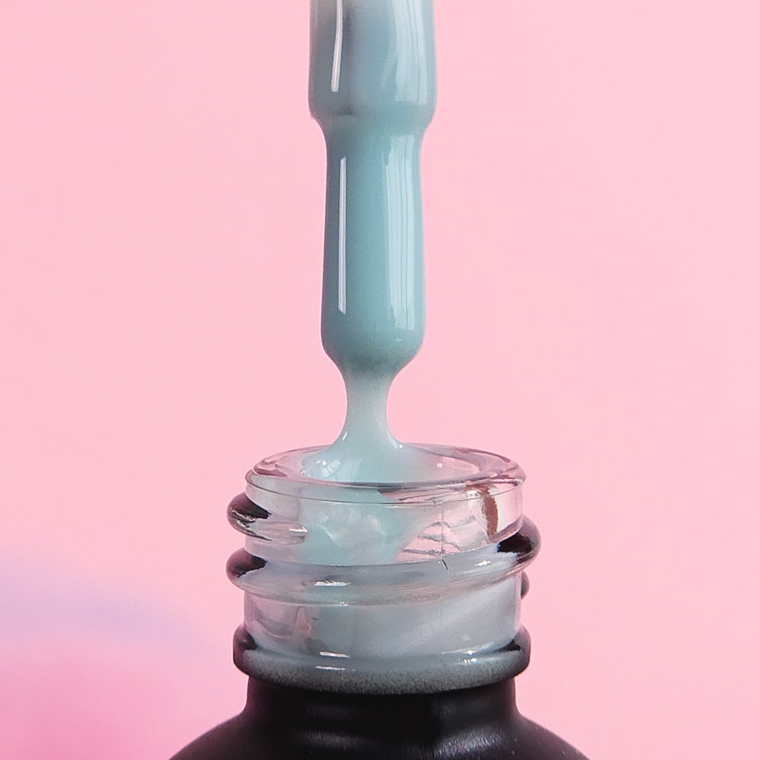 Rubber Base gél lakk alap valódi gumival, Soft Mint, 10ml