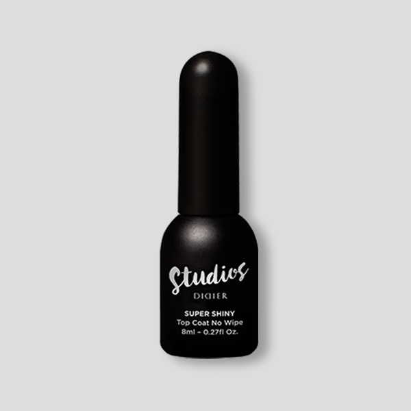 Studios Didier Super Shiny Top Coat No Wipe - szuperfényes fedőlakk, 8ml