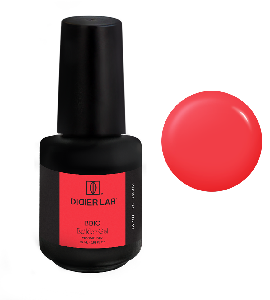 BBIO folyékony építőzselé, Ferrary Red, 15ml