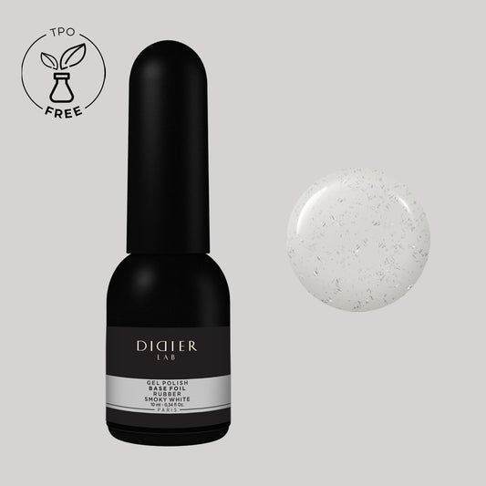 Didier Lab Rubber Base Foil, Smoky White, 10ml