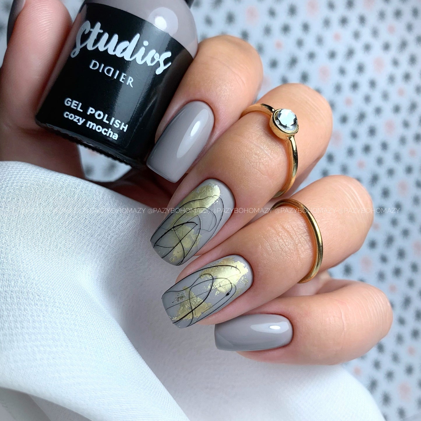 Studios Didier Hibrid Gél Lakk, Cozy Mocha, 8ml