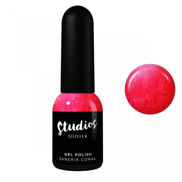 Studios Didier Hibrid Gél Lakk, Sangria Coral, 8ml