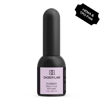 Rubber Base gél lakk alap valódi gumival, Icy Lilac, 10ml