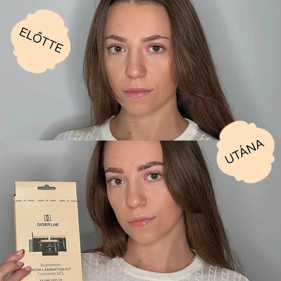 Didier Lab Regeneráló Szemöldök Lamináló Szett