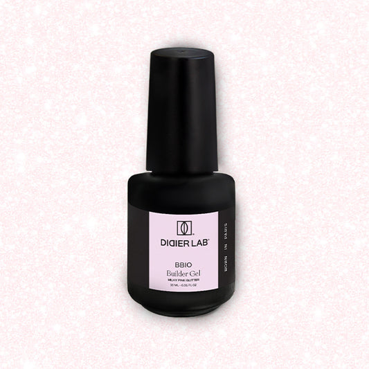 BBIO folyékony építőzselé, Milky Pink Glitter, 15ml