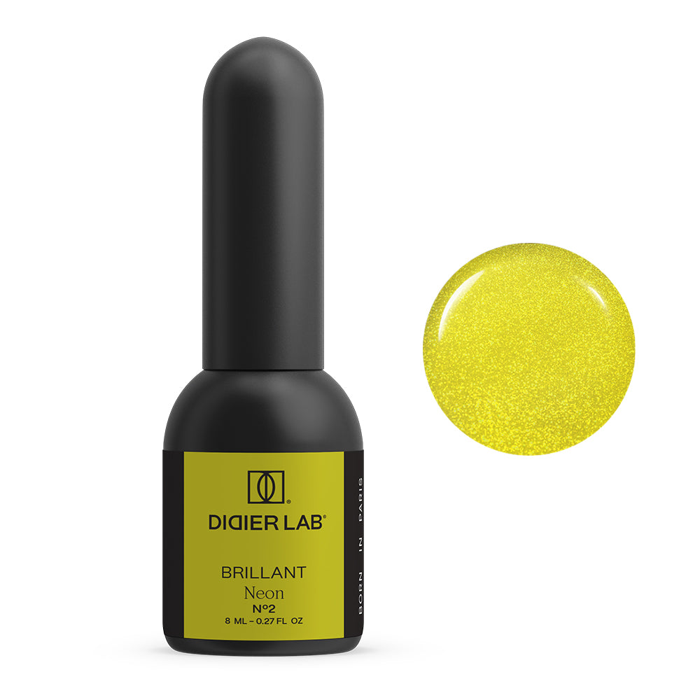 Didier Lab "Brillant NEON" gél lakk, No.2, 8ml