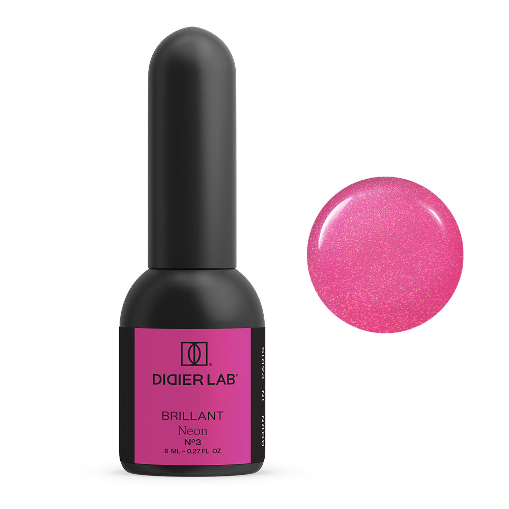 Didier Lab "Brillant NEON" gél lakk, No.3, 8ml