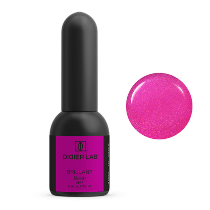 Didier Lab "Brillant NEON" gél lakk, No.7, 8ml