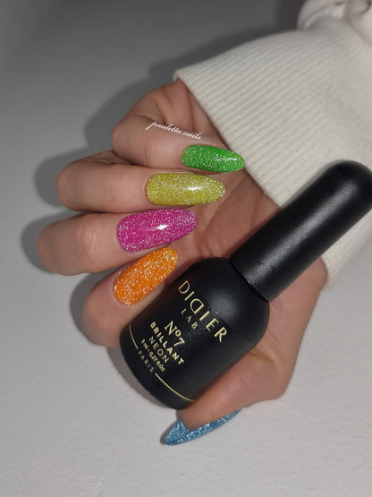 Didier Lab "Brillant NEON" gél lakk, No.2, 8ml