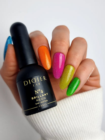 Didier Lab "Brillant NEON" gél lakk, No.2, 8ml