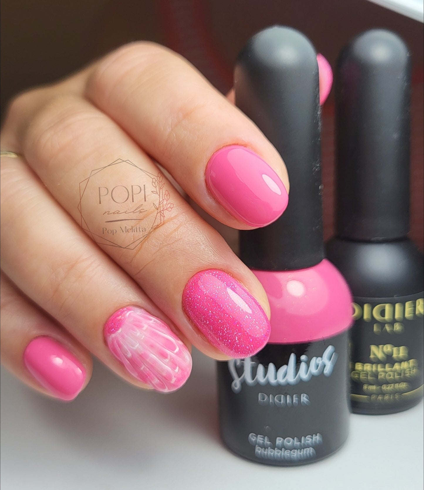 Studios Didier Hibrid Gél Lakk, Bubble Gum, 8ml