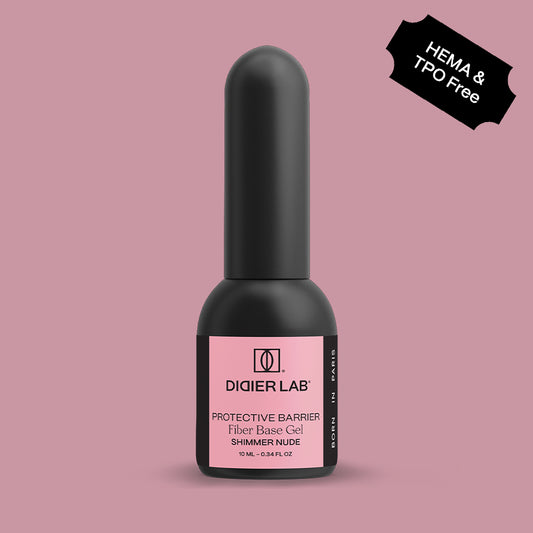Didier Lab "Smart Fiber Base" üvegszálas alapozó zselé, Shimmer Nude, 10ml