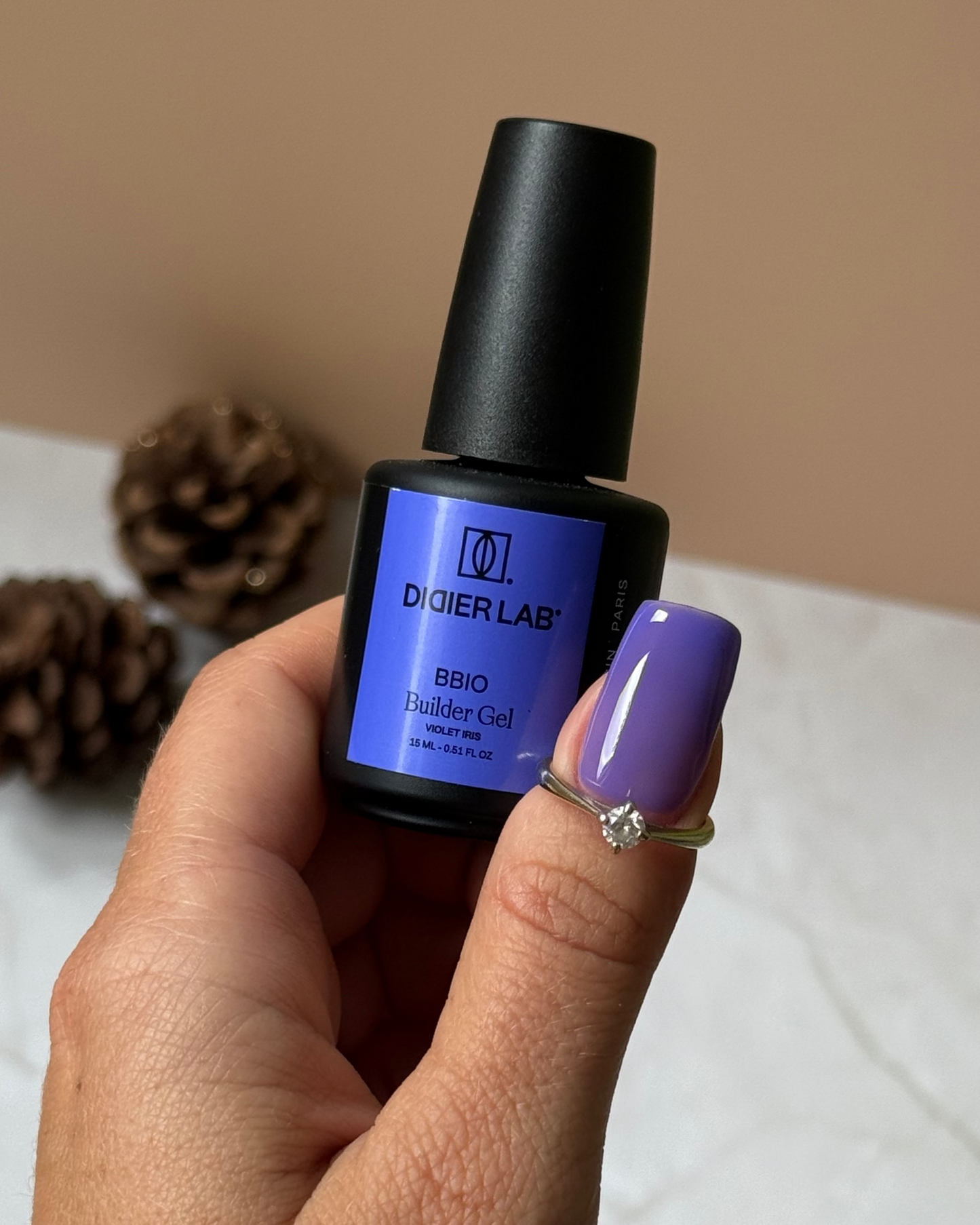 BBIO folyékony építőzselé, Violet Iris, 15ml