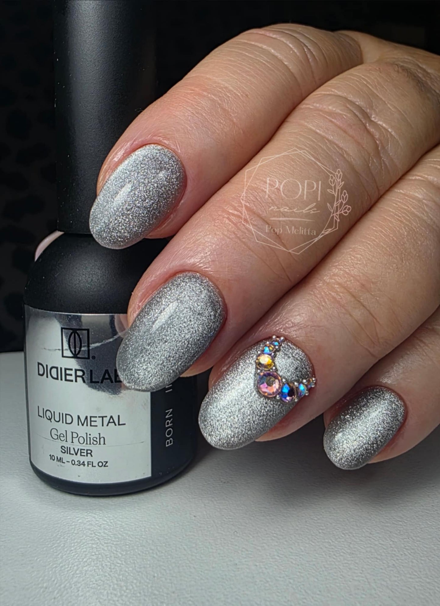 Didier lab "Liquid Metal" folyékony fémzselé, ezüst