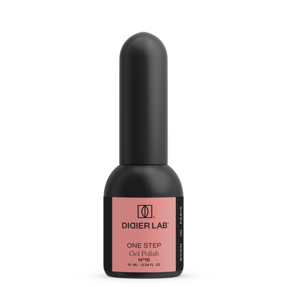 Didier Lab "One Step" 3 az 1-ben Hibrid Gél Lakk, No.18, 10ml