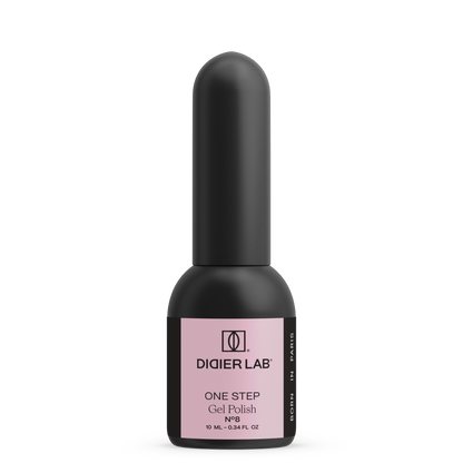 Didier Lab "One Step" 3 az 1-ben Hibrid Gél Lakk, No.8, 10ml