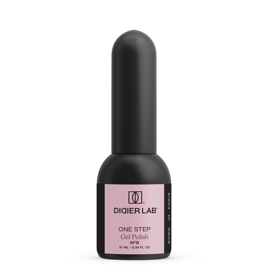 Didier Lab "One Step" 3 az 1-ben Hibrid Gél Lakk, No.8, 10ml