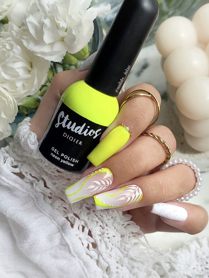 Studios Didier Hibrid Gél Lakk, Neon Yellow, 8ml