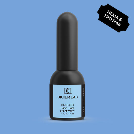 Rubber Base gél lakk alap valódi gumival, Dreamy Sky, 10ml
