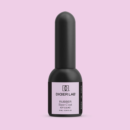 Rubber Base gél lakk alap valódi gumival, Icy Lilac, 10ml