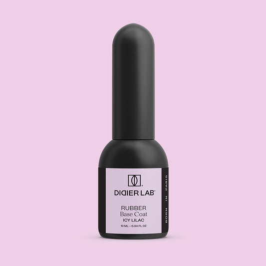 Rubber Base gél lakk alap valódi gumival, Icy Lilac, 10ml