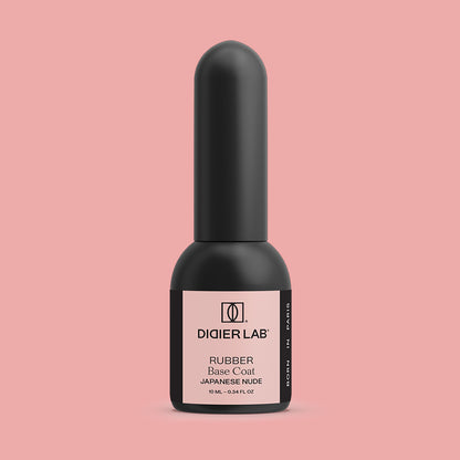 Rubber Base gél lakk alap valódi gumival, Japanese Nude, 10ml