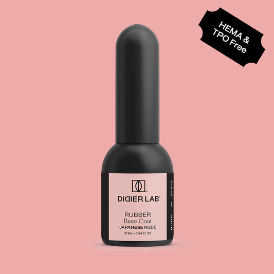 Rubber Base gél lakk alap valódi gumival, Japanese Nude, 10ml