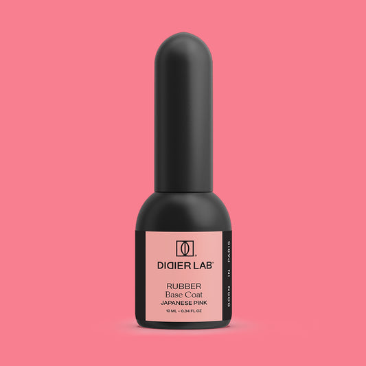 Rubber Base gél lakk alap valódi gumival, Japanese Pink, 10ml