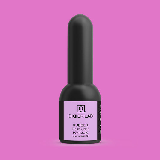 Rubber Base gél lakk alap valódi gumival, Soft Lilac, 10ml