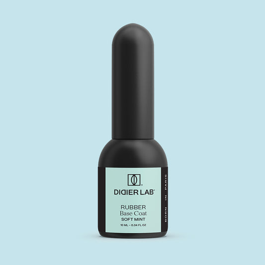 Rubber Base gél lakk alap valódi gumival, Soft Mint, 10ml