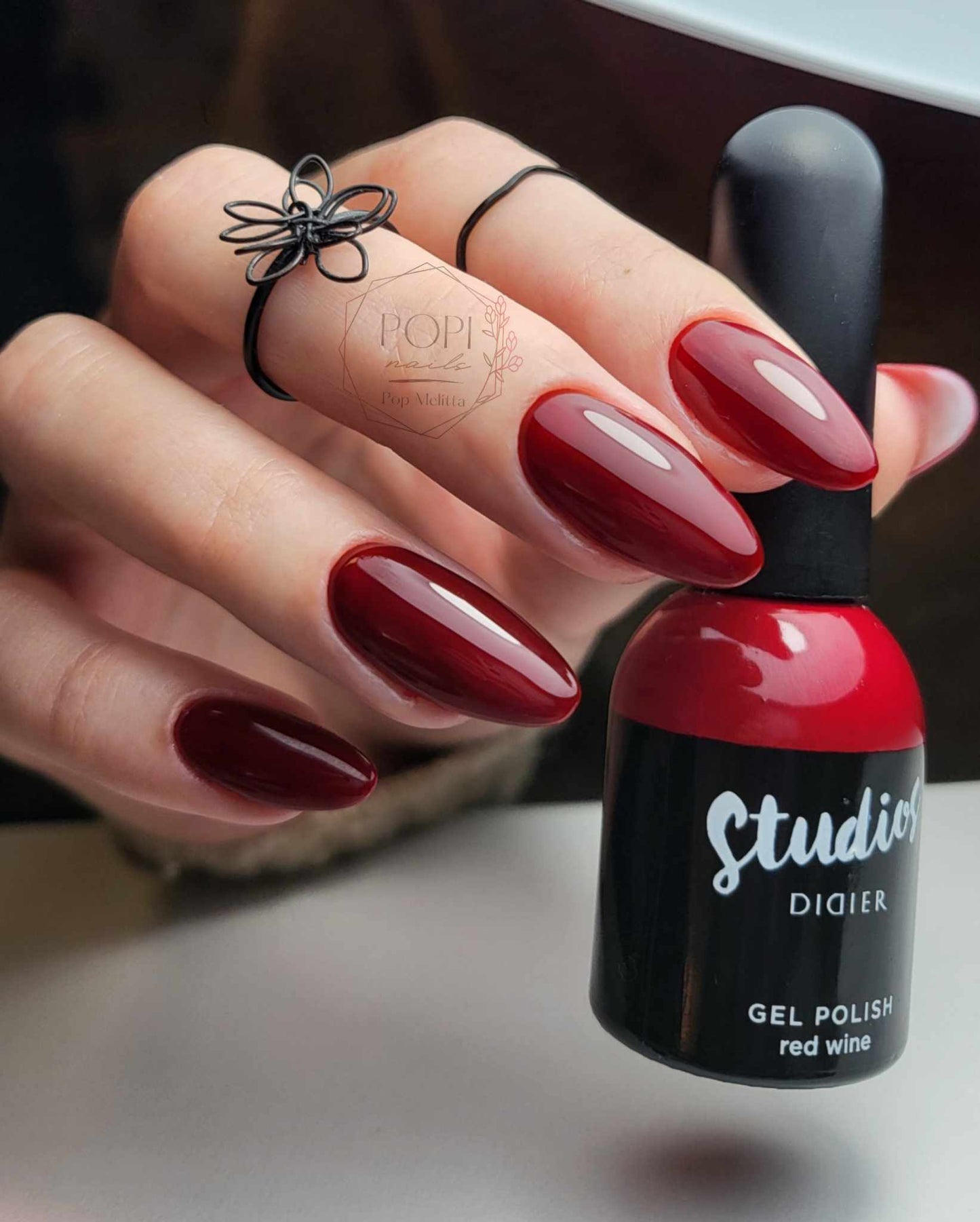 Studios Didier Hibrid Gél Lakk, Red Wine, 8ml