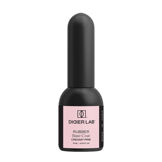"Rubber Base" alapozó lakk valódi gumival, creamy pink, 10ml