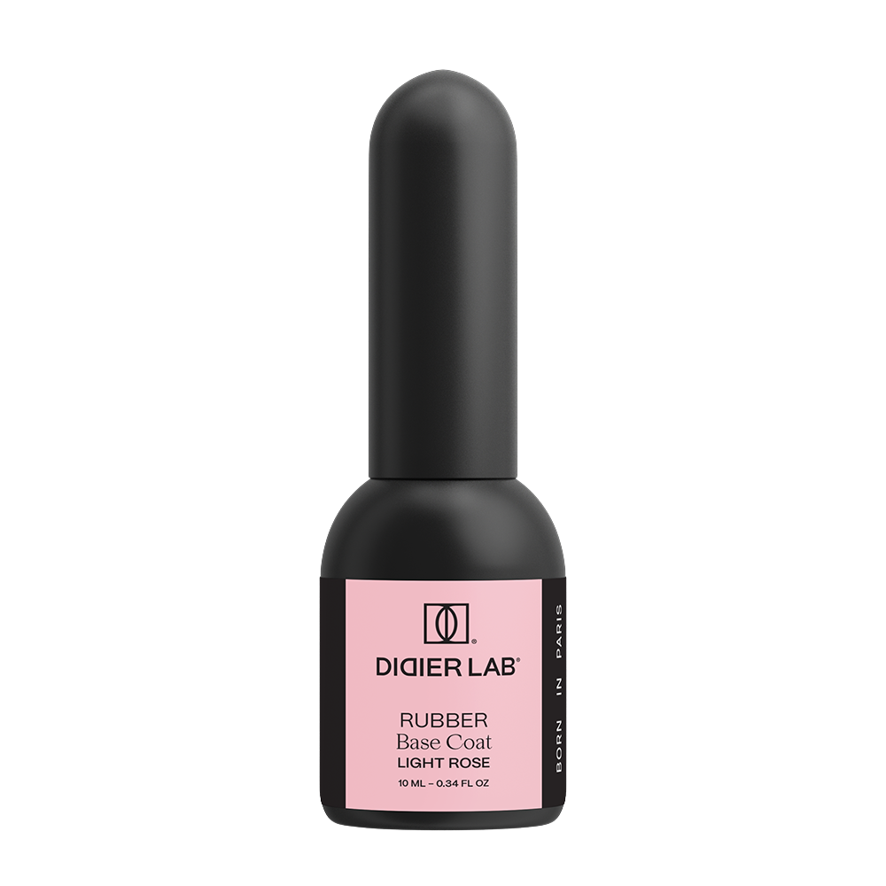 "Rubber Base" alapozó lakk valódi gumival, light rose, 10ml