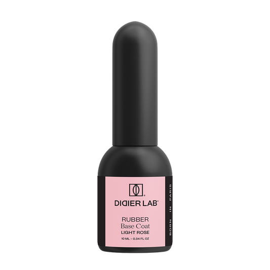 "Rubber Base" alapozó lakk valódi gumival, light rose, 10ml
