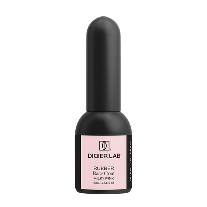 "Rubber Base" alapozó lakk valódi gumival, milky pink, 10ml