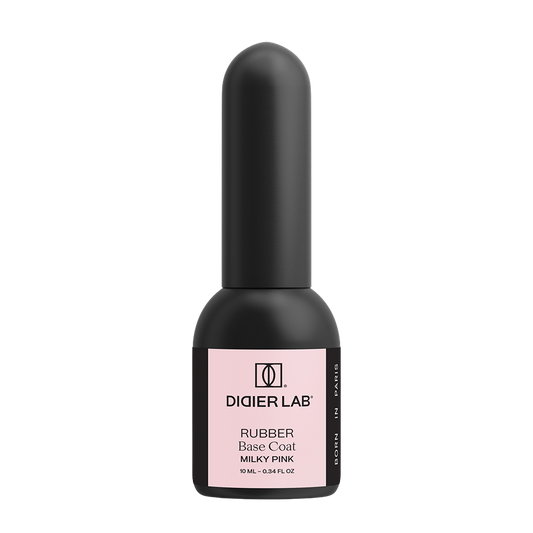 "Rubber Base" alapozó lakk valódi gumival, milky pink, 10ml