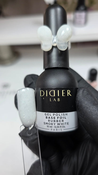 Didier Lab Rubber Base Foil, Smoky White, 10ml