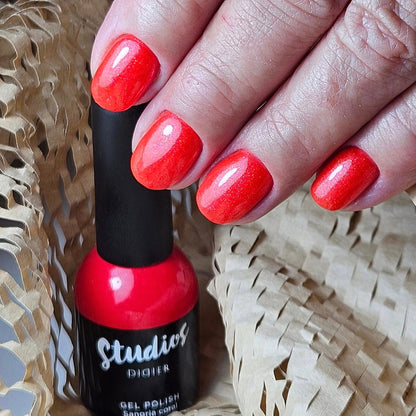 Studios Didier Hibrid Gél Lakk, Sangria Coral, 8ml