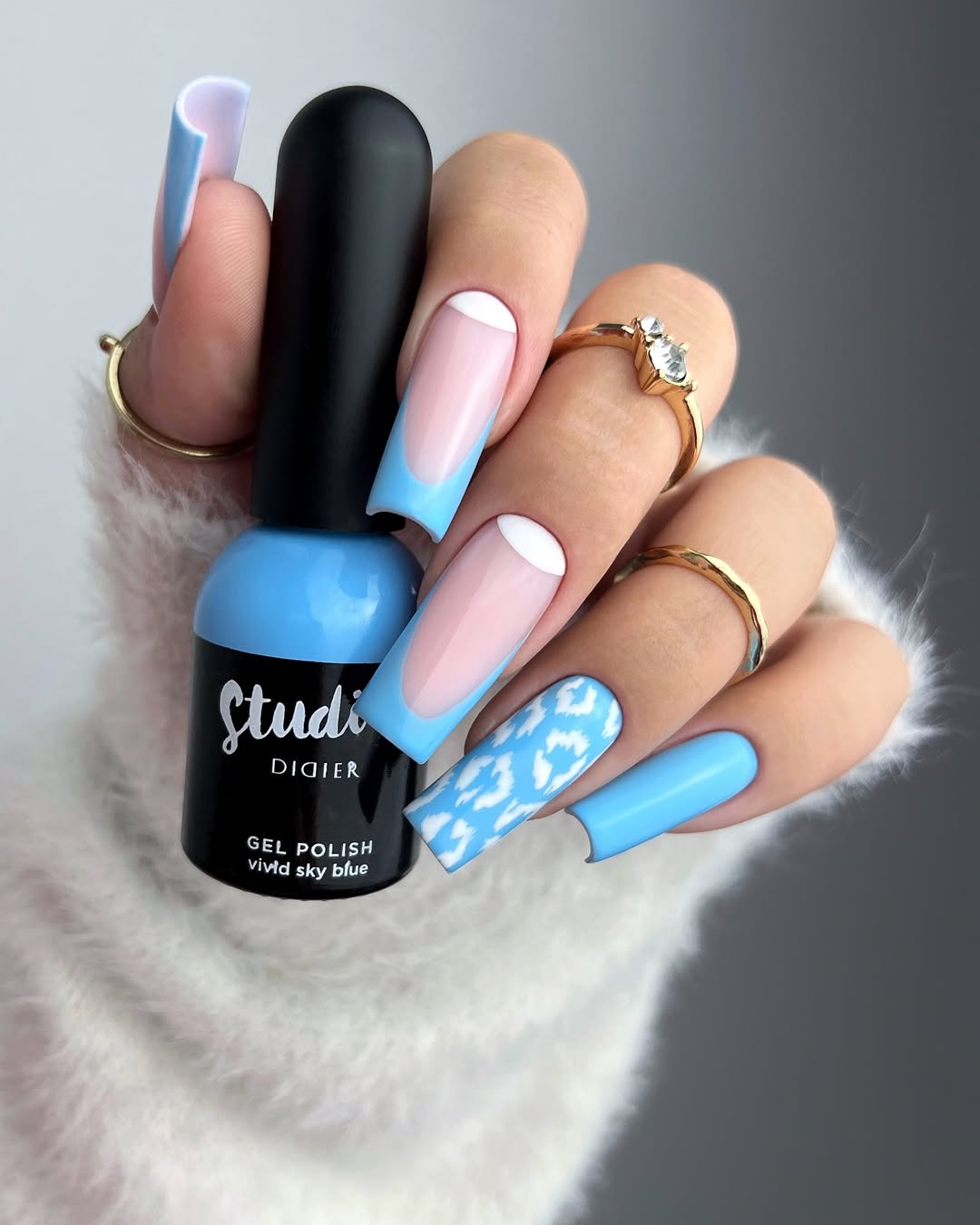 Studios Didier Hibrid Gél Lakk, Vivid Sky Blue, 8ml